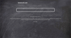Desktop Screenshot of lemoncash.com